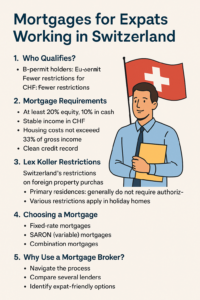 Mortgages for expats in Switzerland