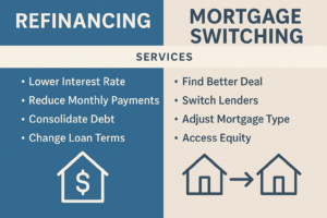 Refinancing and mortgage switching services in Switzerland