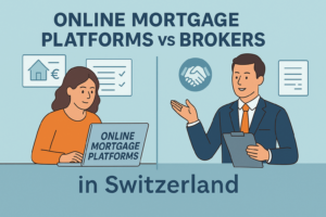 Online mortgage platforms vs brokers Switzerland