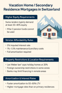 Vacation home mortgage Switzerland